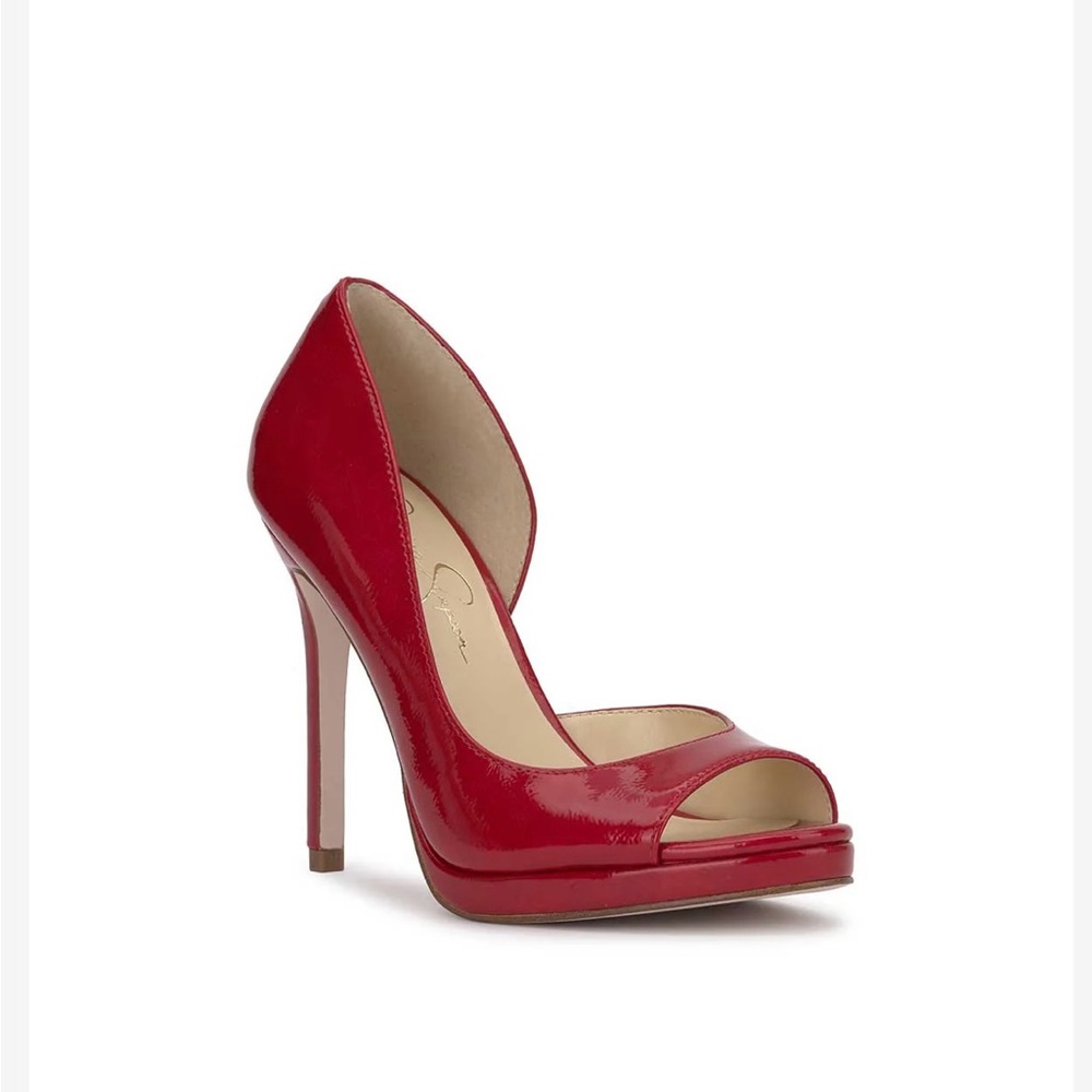 NWT Jessica Simpson Kimli peep toe pump.